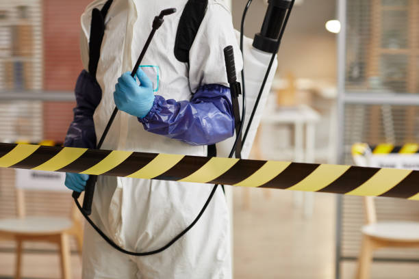 Professional Crime Scene Cleanup technician working in Walnut Creek, NC